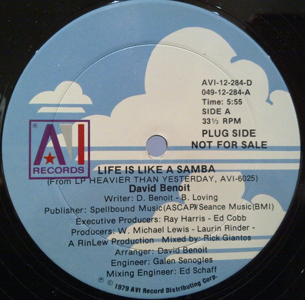 David Benoit : Life Is Like A Samba (12", Single, Promo)