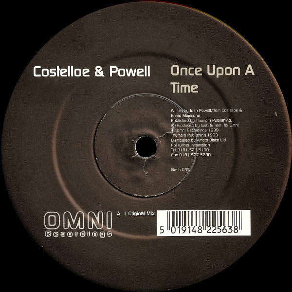 Costelloe & Powell : Once Upon A Time (12", S/Sided, Promo)