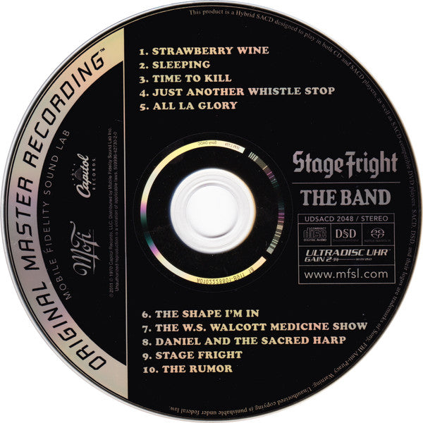 The Band : Stage Fright (SACD, Hybrid, Album, Ltd, Num, RE)