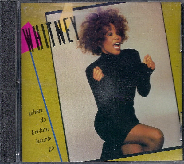 Whitney Houston : Where Do Broken Hearts Go (CD, Single, Promo)