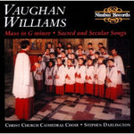 the album cover for Vaughan Will / Christ Church Oxford Englan - Mass in G minor