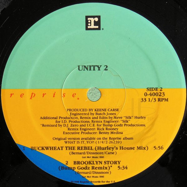 Unity 2 : Buckwheat The Rebel (12", Maxi)