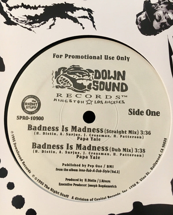 Papa Yaie / Lukie D : Badness Is Madness / Use Ta Be My Girl (12", Promo)