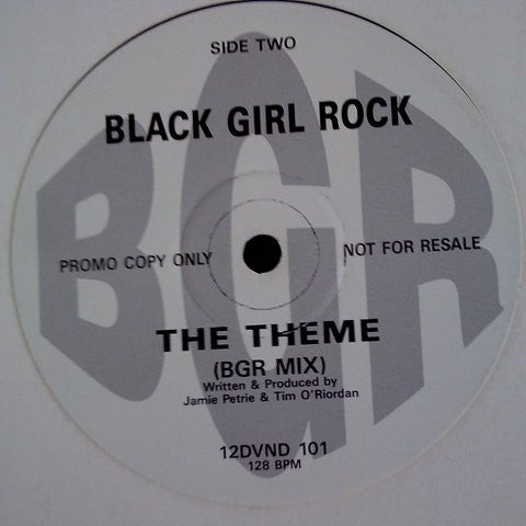 Black Girl Rock : The Theme (12", Promo)