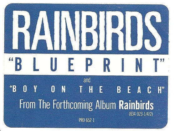 Rainbirds : Blueprint (12", EP, Promo)
