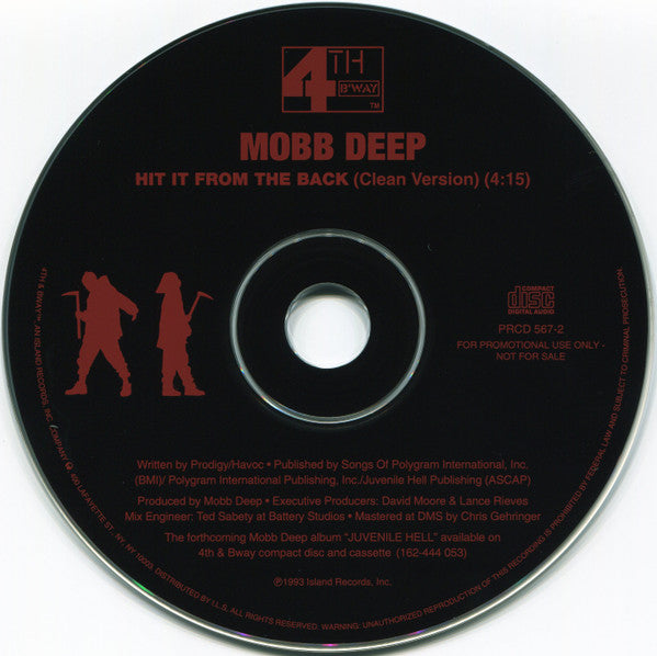 Mobb Deep : Hit It From The Back (CD, Single, Promo)
