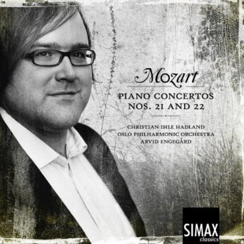 the album cover for Mozart / Hadland - Mozart Piano Concertos 21 & 22