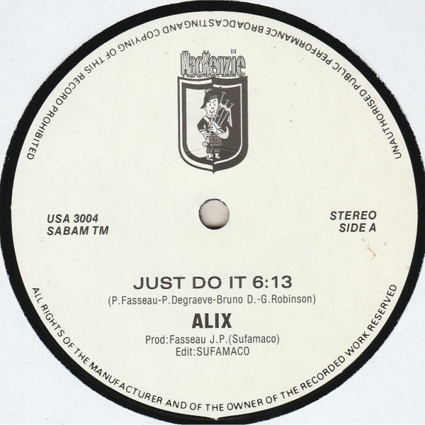 Alix : Just Do It (12")
