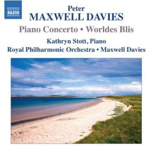 the album cover for Peter Maxwell Davies - Piano Concerto Worldes Blis