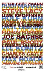 the album cover for Brotzmann/Bauer/Gumpert/Miller/Kellers - Catalogue 2012