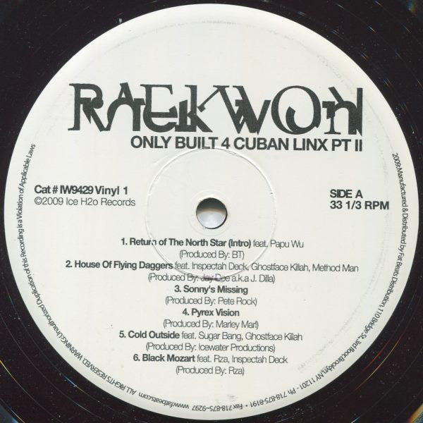 Chef Raekwon* : Only Built 4 Cuban Linx... Pt. II (2xLP, Album, Ltd, Pur)