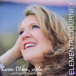 the album cover for Karen Olson - Elemental Journey