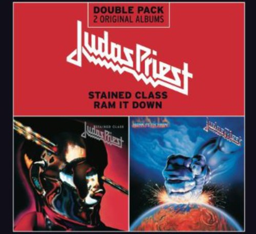 the album cover for Judas Priest - Stained Class + Ram It Down [Import]