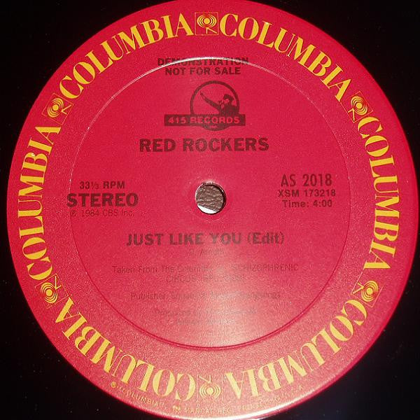 Red Rockers : Just Like You (12", Single, Promo)