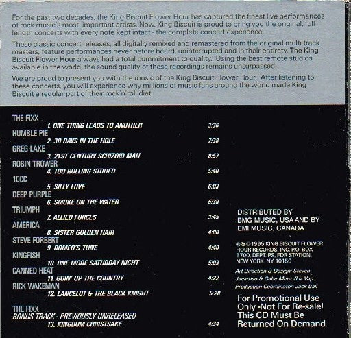 Various : Promotional Sampler (CD, Promo, Smplr)