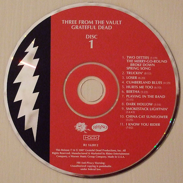 Grateful Dead* : Three From The Vault (2xHDCD, Album)