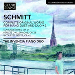 the album cover for Schmitt / Kasparov / Lutsyshyn - Complete Works for Piano Duet & Duo 2