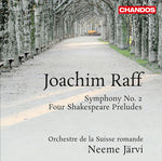 the album cover for Raff / Jarvi / Orchestre De La Suisse Romande - Symphony No 2: Four Shakespeare Preludes