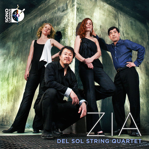 the album cover for Del Sol String Quartet - Zia