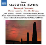 the album cover for Peter Maxwell Davies - Piccolo Concerto / Trumpet Concerto
