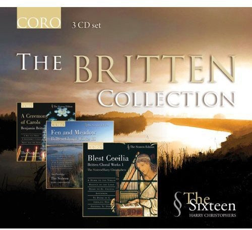 the album cover for The Sixteen - Britten Collection