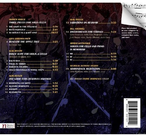 the album cover for Ovidiu Marinescu - Moto Perpetuo: Moving Works for Cello