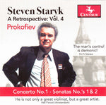 the album cover for Steven Staryk - Retrospective 4 Prokofiev