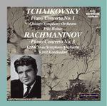 the album cover for Tchaikovsky / Rachmaninoff / Gilels / Cso / Reiner - Piano Concerto 1
