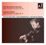 the album cover for New York Philharmonic - Concerto for Violin & Orchestra in E minor Op 64