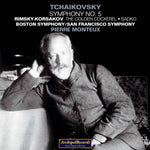 the album cover for Boston & San Francisco Symphony Orchestras - Symphony 5