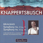 the album cover for Brahms / Knappertsbusch - Sym 2 & 4-Knapper