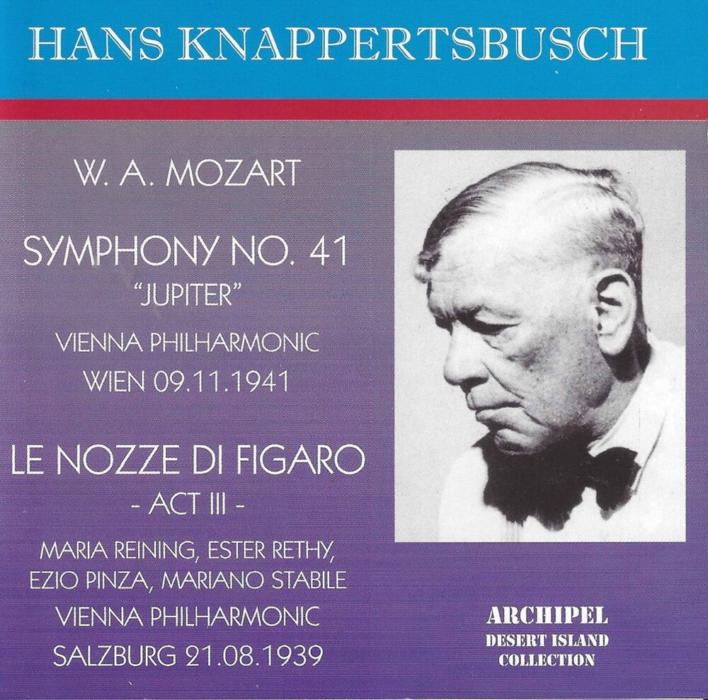 the album cover for Hans Knappertsbusch - Sym 41 / Figaro 3.