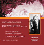 the album cover for Wagner / Traubel - Die Walkure Akt 3: Traubel