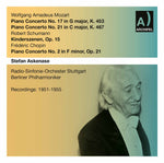the album cover for Stefan Askenase - Klavierkonzert 17 & 21