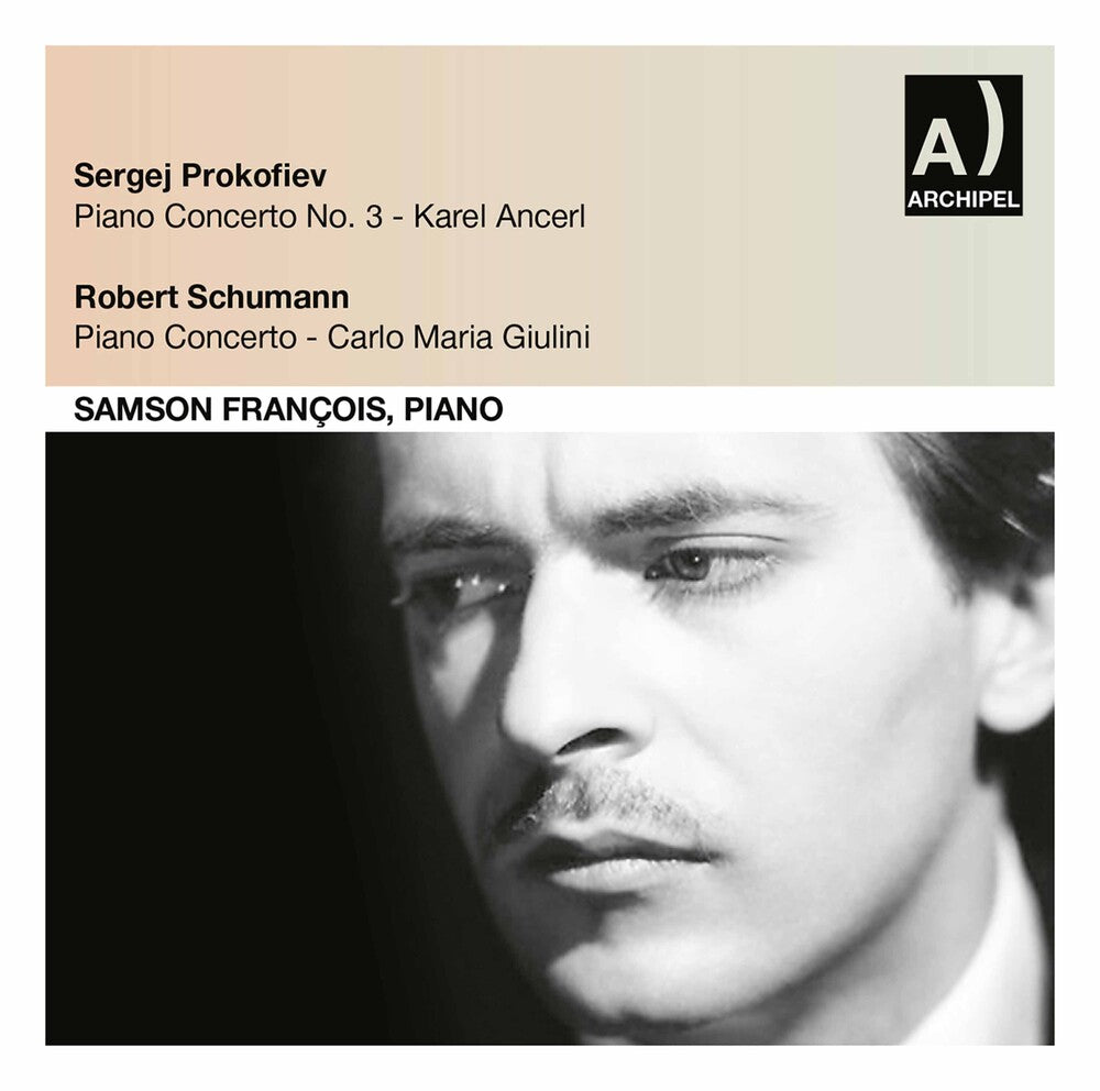 the album cover for Czech Philharmonic Orchestra - Pno Con 3 Schumann