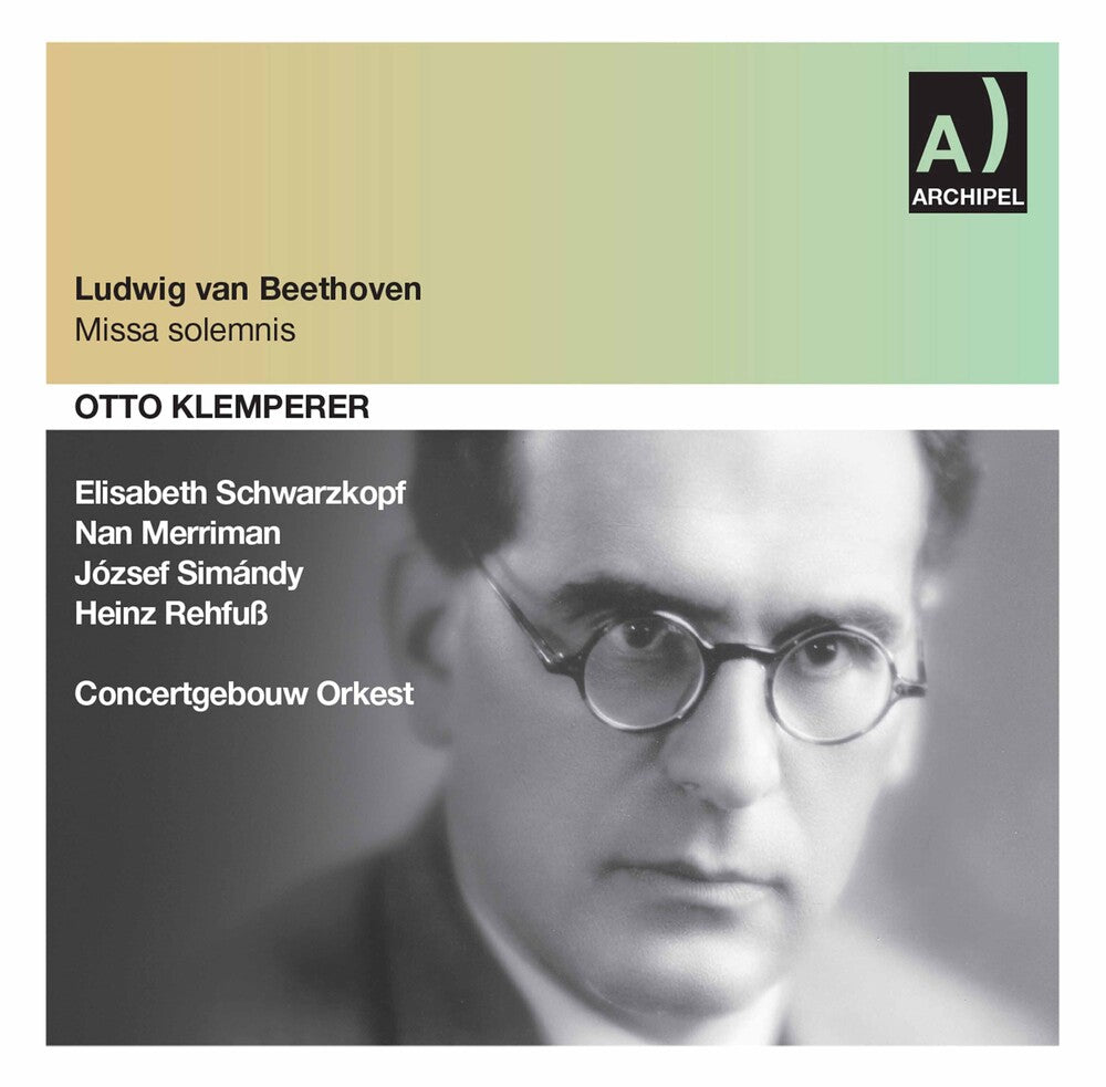 the album cover for Concertgebouworkest - Missa Solemnis: Schwarzkopf