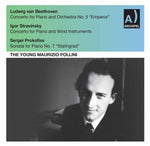 the album cover for MAURIZIO POLLINI - Klavierkonzert 5 Stravins