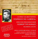 the album cover for Beethoven / Karajan - Sinfonie 3 / Berliner Phil