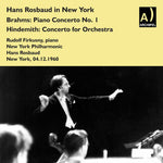 the album cover for Brahms / Rosbaud - Pno Con 1 R. Firkus