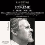 the album cover for Handel / Deller - Sosarme: Deller-Herbert-Evans