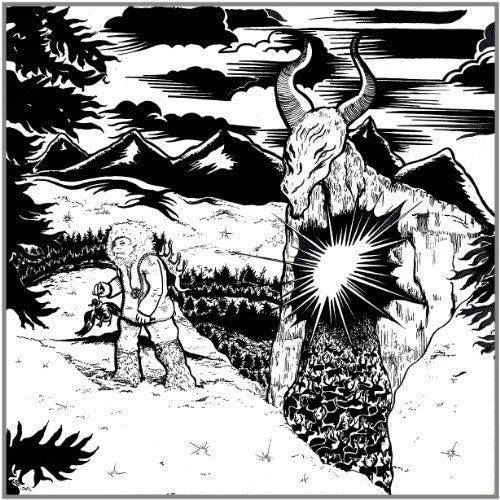 the album cover for Natural Snow Buildings - The Snowbringer Cult
