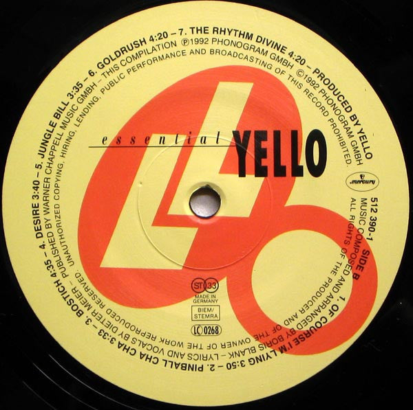 Yello : Essential (LP, Comp)