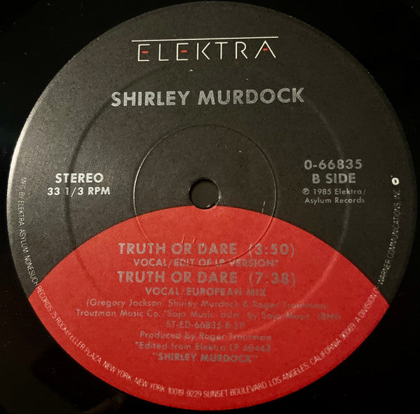 Shirley Murdock : Truth Or Dare (12", Single)