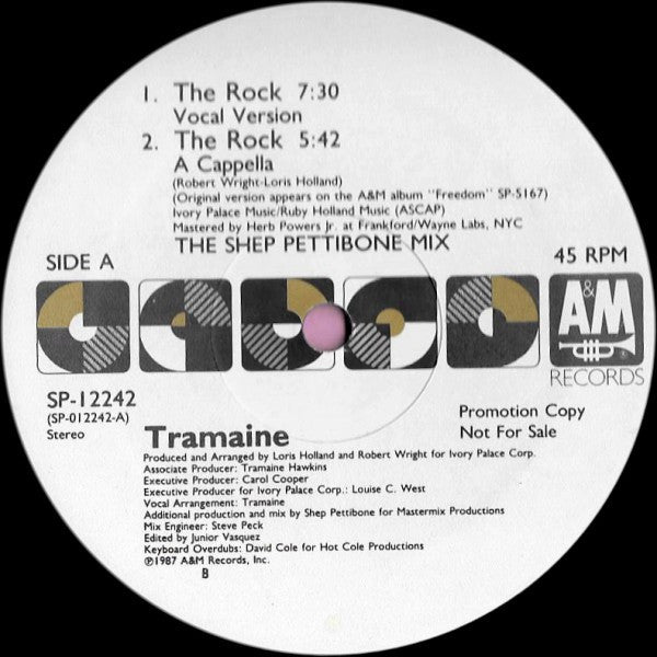 Tramaine : The Rock (12", Promo)