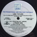 Lisa Taylor / Frank McComb Featuring Daryl Coley : Don't Waste My Time / Your Future Is Our Future (12", Single, Promo)