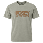 Josey Stacked Logo Tee [Brown On Light Olive]