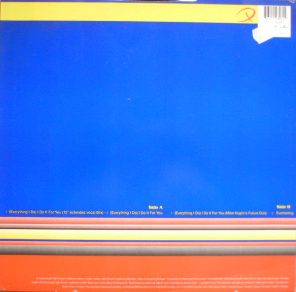 Q (11) featuring Tony Jackson : (Everything I Do) I Do It For You (12")