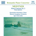 the album cover for Medtner / Scherbakov / Podhoransky - Piano Concerto 2 in C minor Op 50