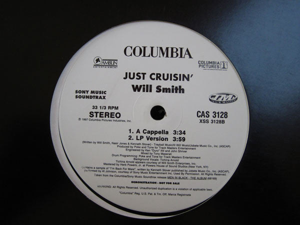 Will Smith : Just Cruisin' (12", Promo)