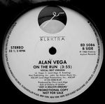 Alan Vega : On The Run (12", Single, Promo)